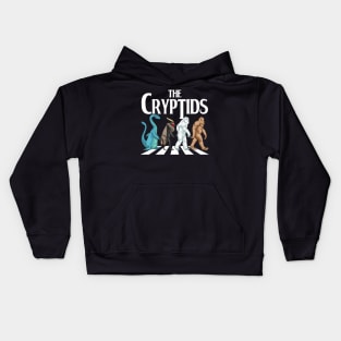 Mysterious Crosswalk: The Cryptid Parade Kids Hoodie